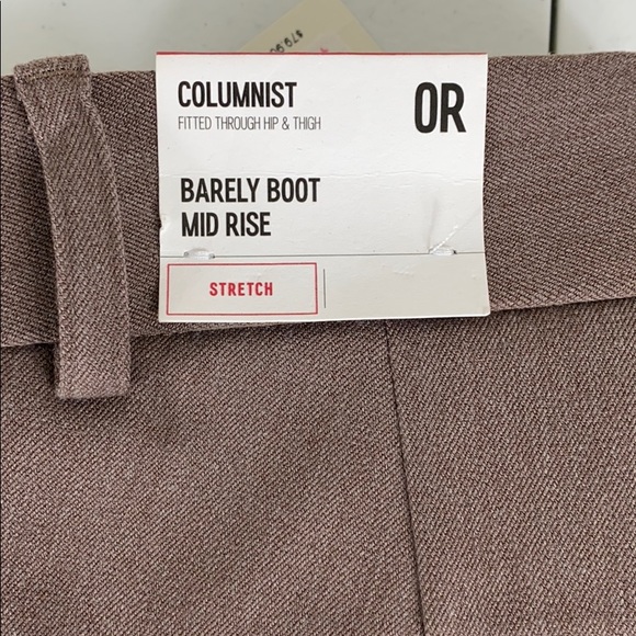 Express Columnist Birdseye Barely Boot Pant - Picture 6 of 8